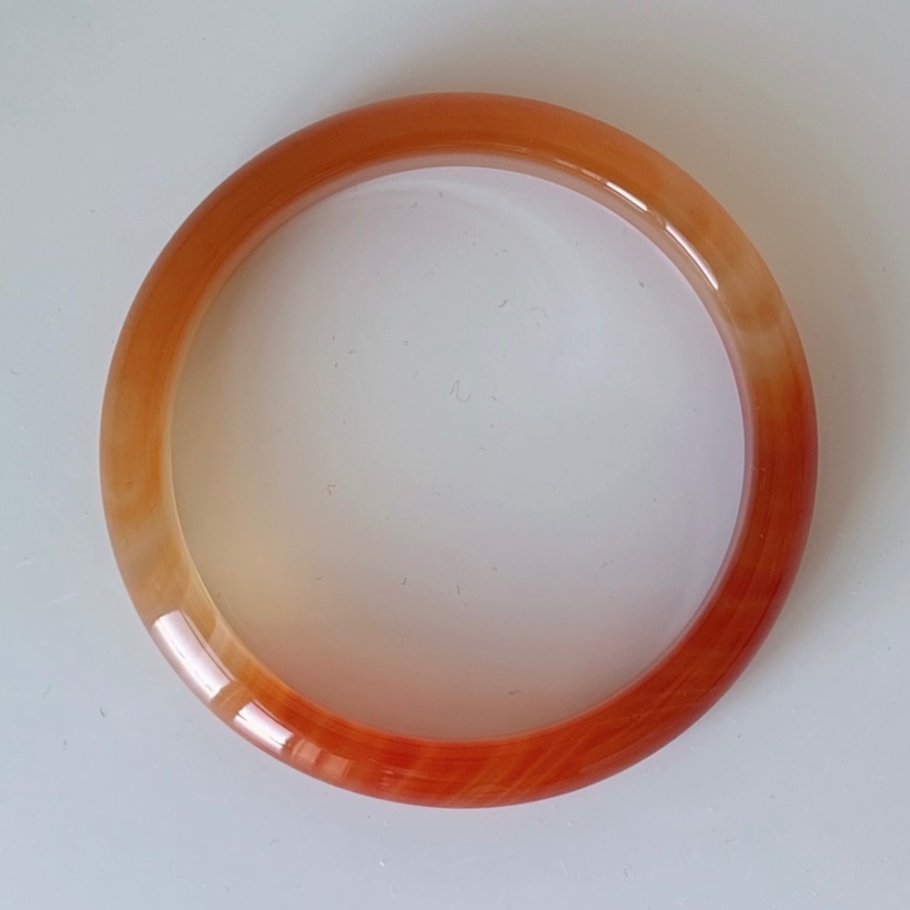 58mm Natural Carnelian Round Bangle BA126